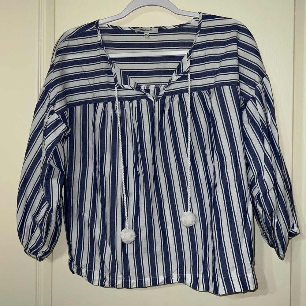 Madewell Striped Blouse